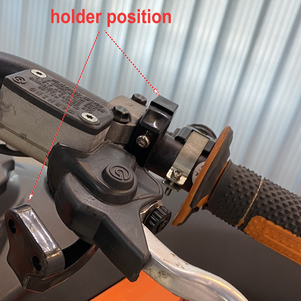 Pair 7/8" Motorcycle Motorbike Bar End Handguard Hand Guard Protector