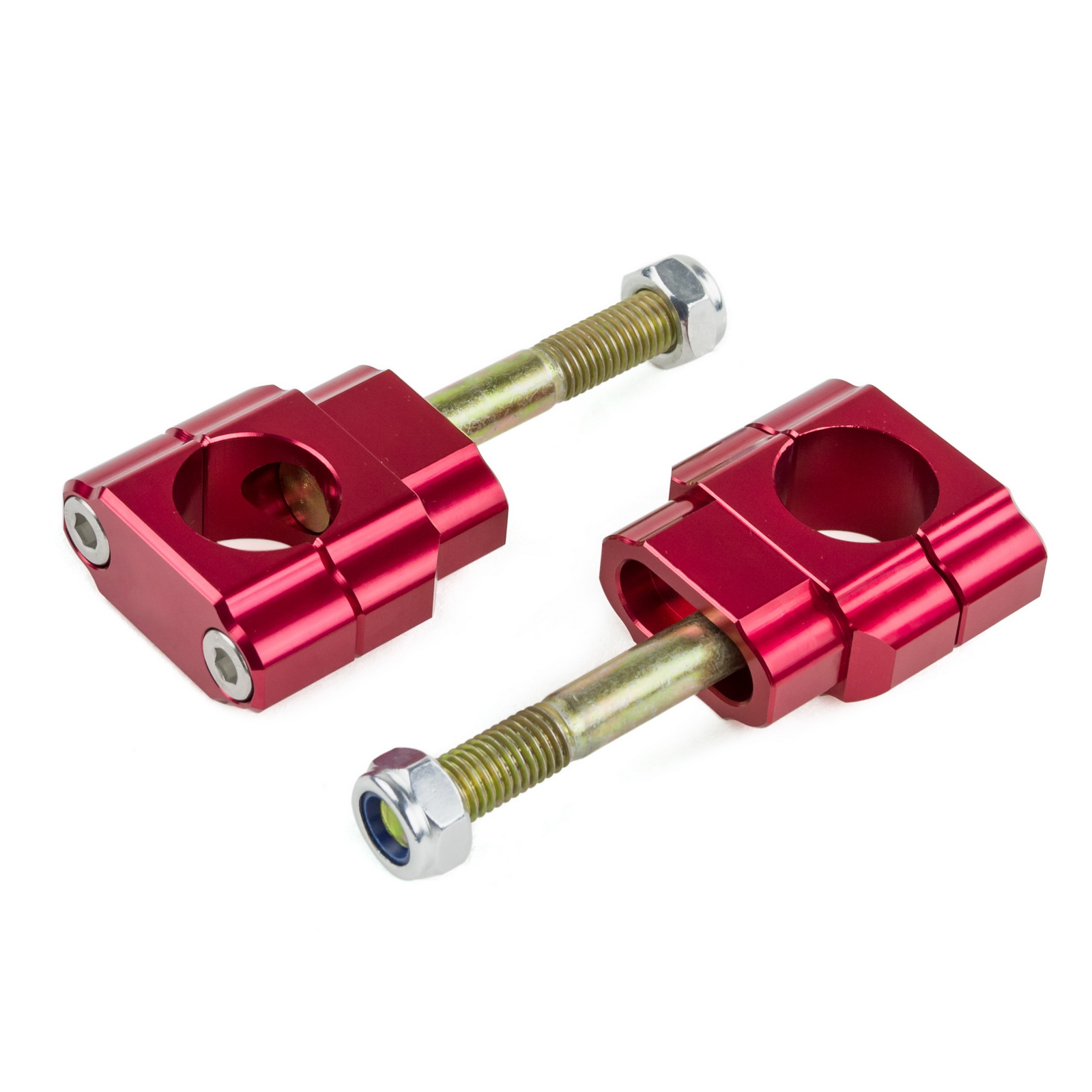 Honda CR125 CR250 00-07 CRF250R CRF250X 04-16 CRF450R CRF450X 02-16 JFG Racing 1 1//828 mm CNC Handlebar Riser Abrazadera de Montaje Rojo
